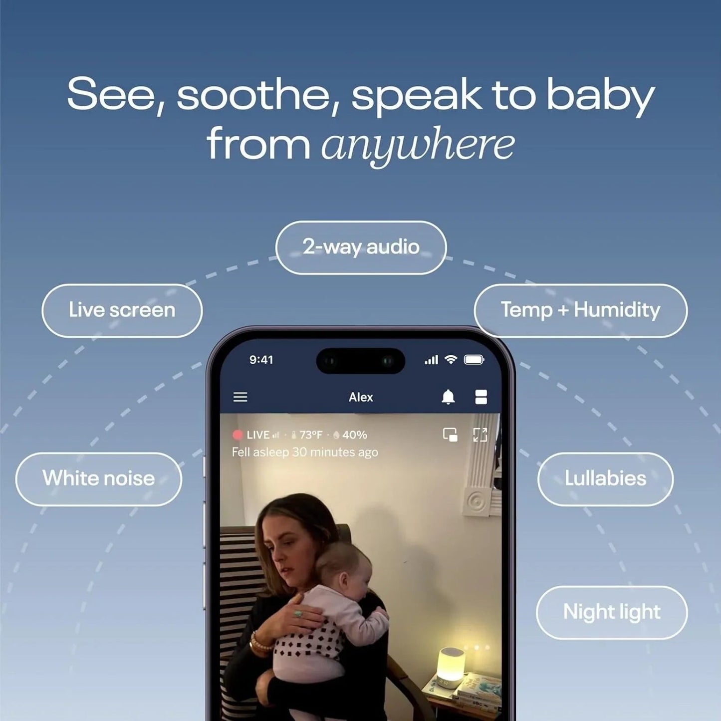 Nanit Pro Baby Camera & Flex Stand - mezetto ebebek ebebek