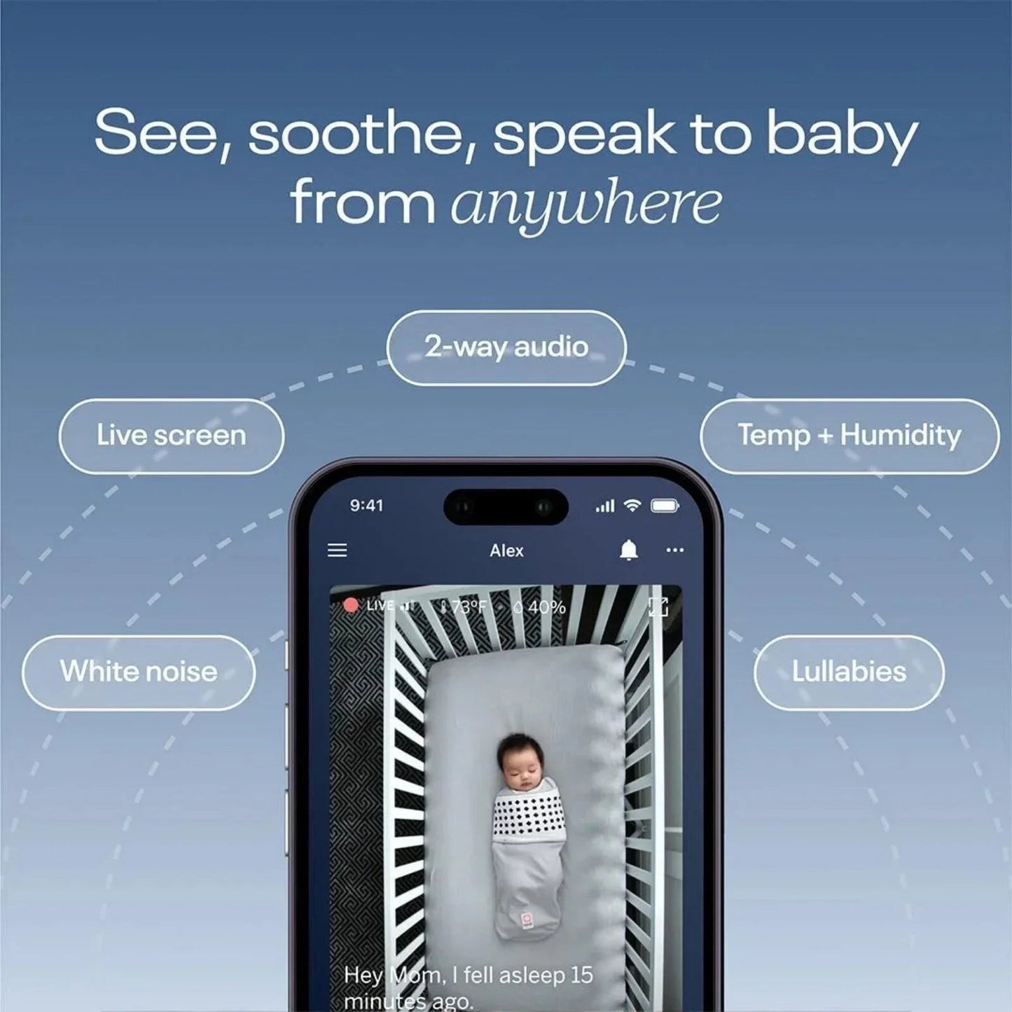 Nanit Pro Baby Monitor & Floor Stand V2 - mezetto ebebek ebebek
