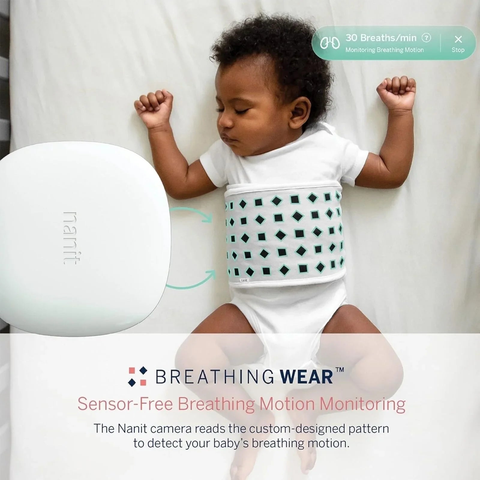 Nanit Pro Baby Monitor & Wall Mount - mezetto ebebek ebebek