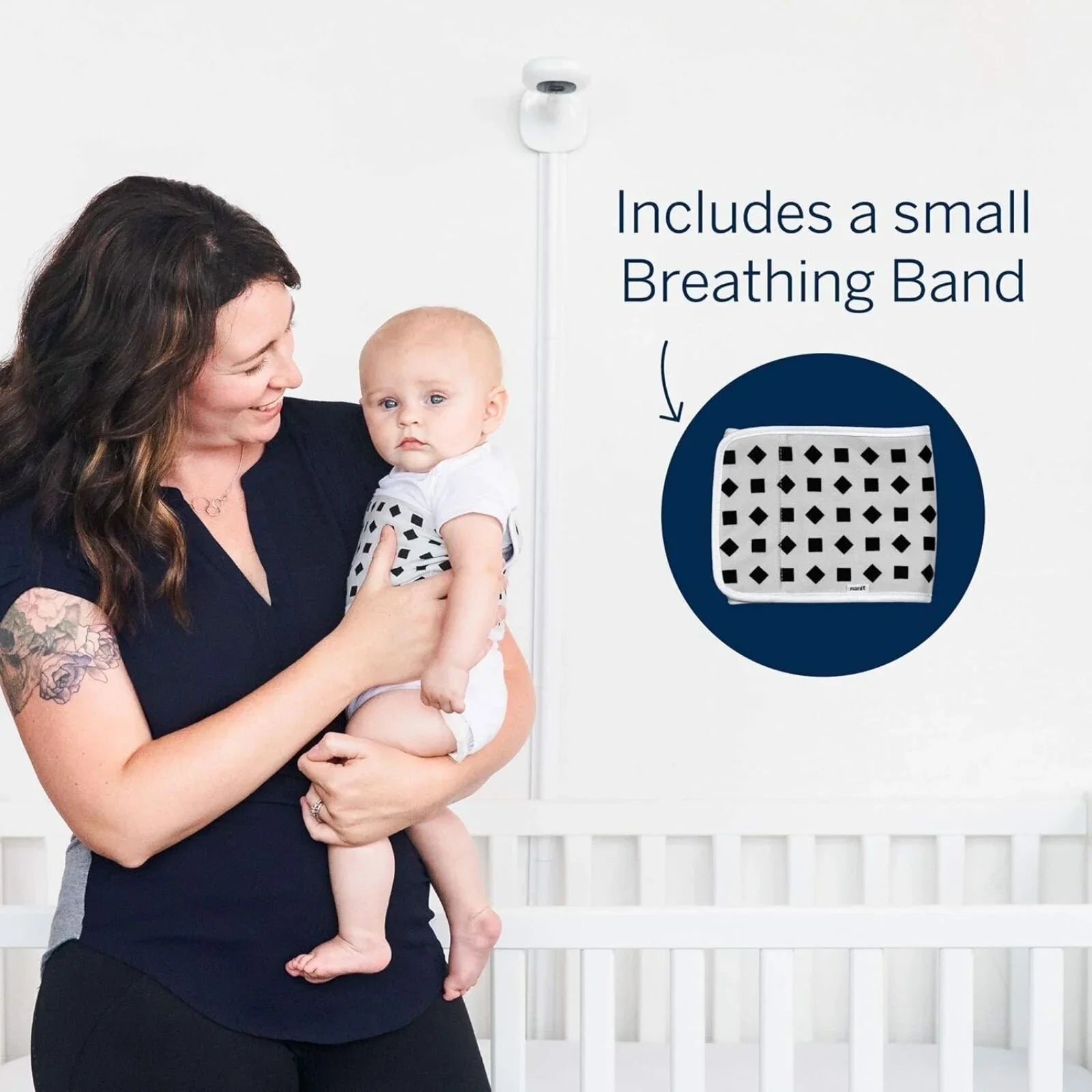 Nanit Pro Baby Monitor & Wall Mount - mezetto ebebek ebebek