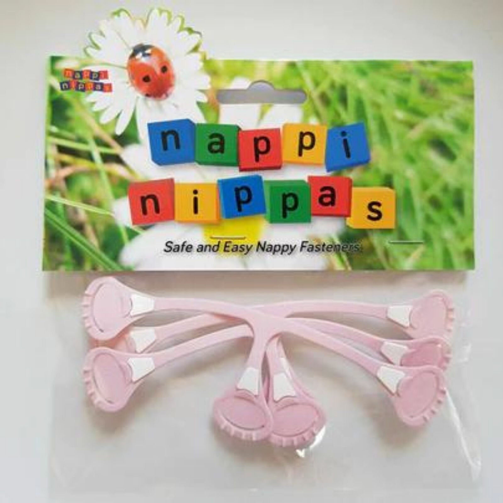 Nappi Nippas No Pin Fasten - Pink - mezetto ebebek ebebek