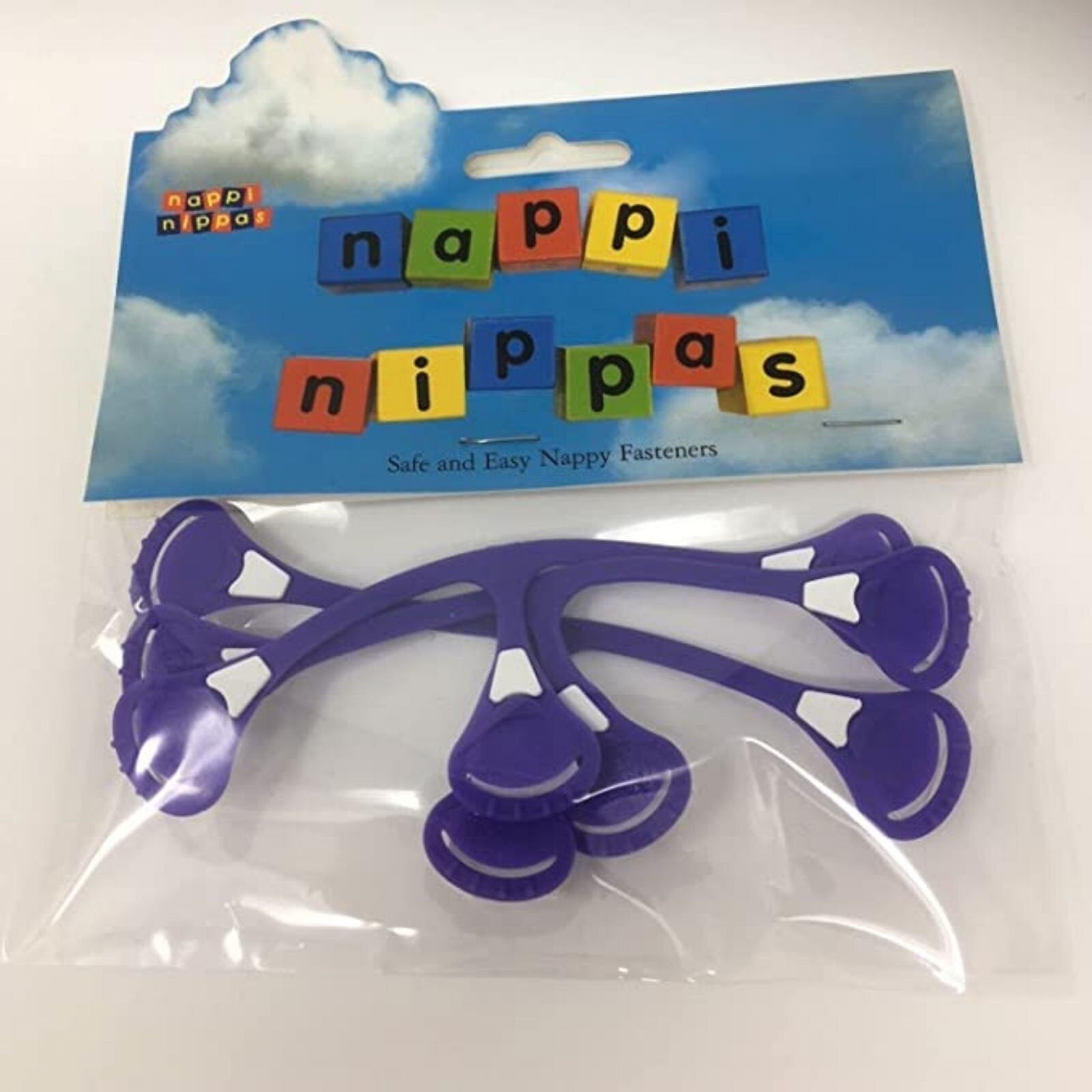 Nappi Nippas No Pin Fasten - Purple - mezetto ebebek ebebek