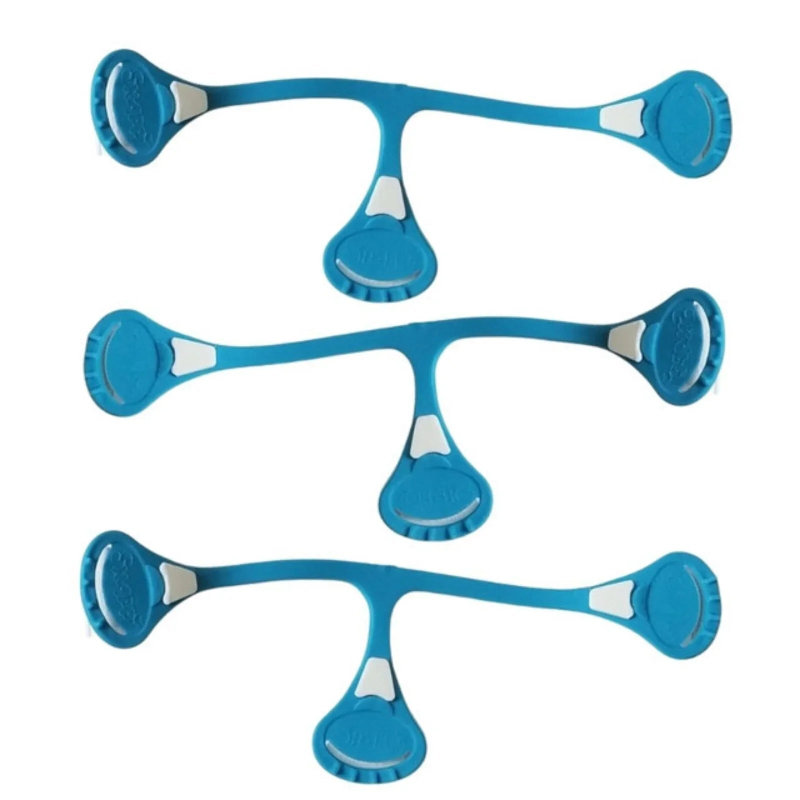 Nappi Nippas No Pin Fasteners for Terry Nappies 3 pcs - Blue - mezetto ebebek ebebek