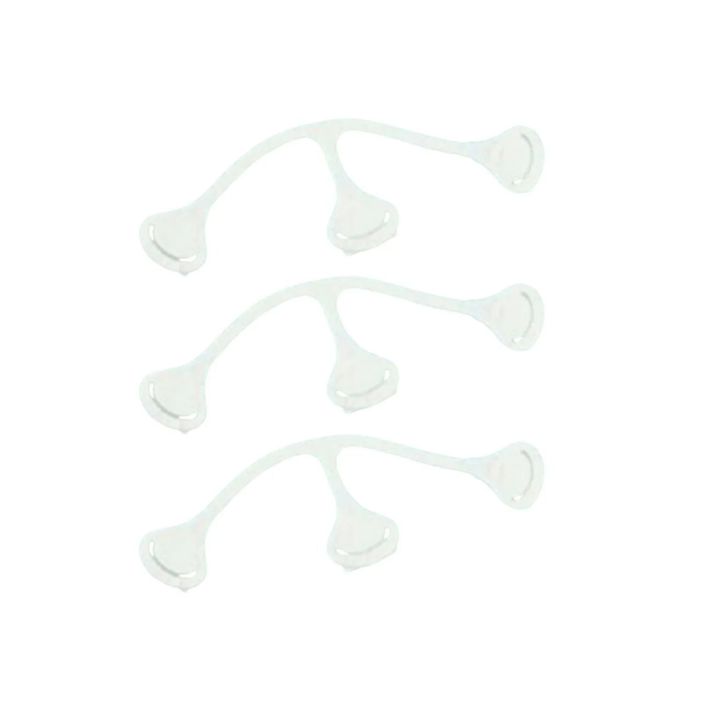 Nappi Nippas No Pin Fasteners for Terry Nappies 3 pcs - White - mezetto ebebek ebebek