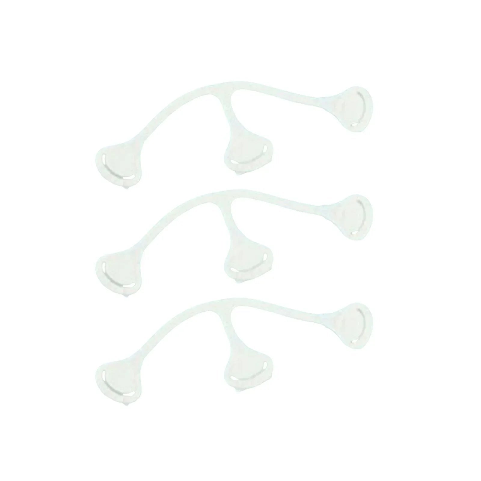 Nappi Nippas No Pin Fasteners for Terry Nappies 3 pcs - White - mezetto ebebek ebebek