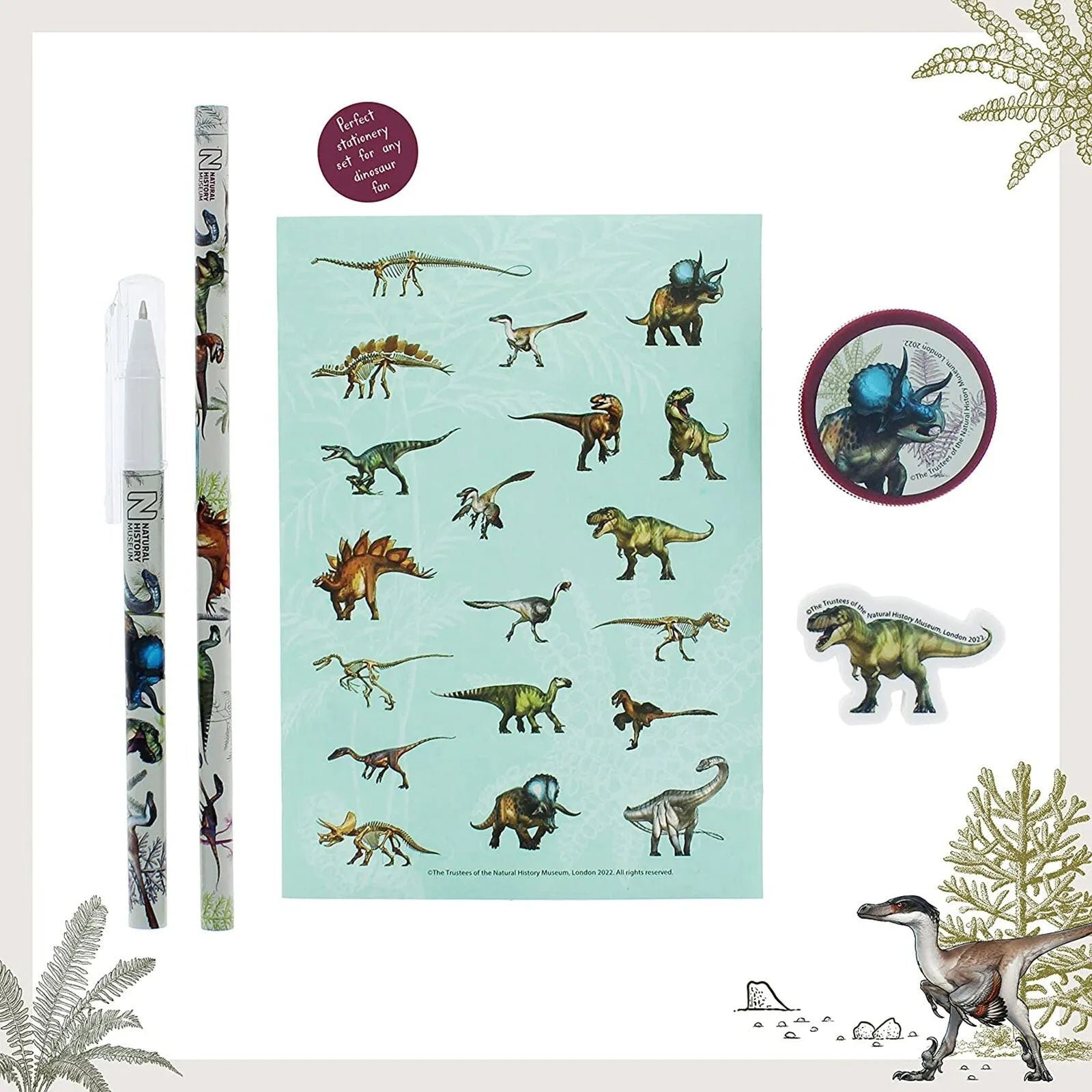 National History Museum Large Stationery Set - mezetto ebebek ebebek