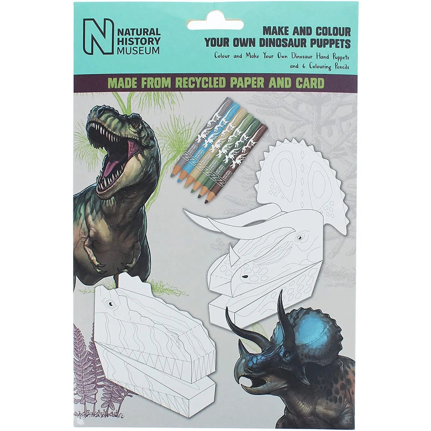 National History Museum Make & Colour Your Own Dinosaur - mezetto ebebek ebebek