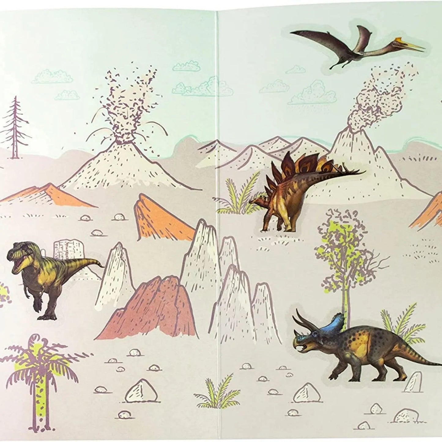 National History Museum Sticker Scene - mezetto ebebek ebebek