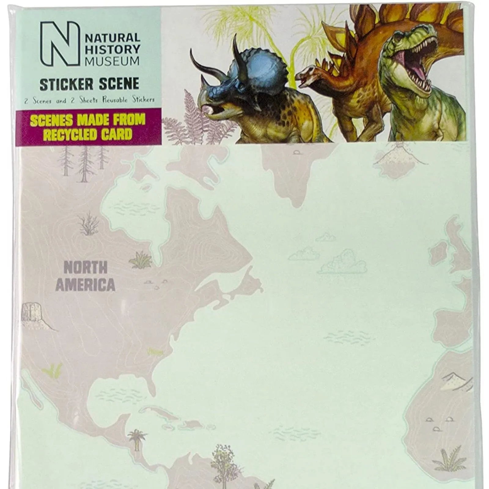 National History Museum Sticker Scene - mezetto ebebek ebebek