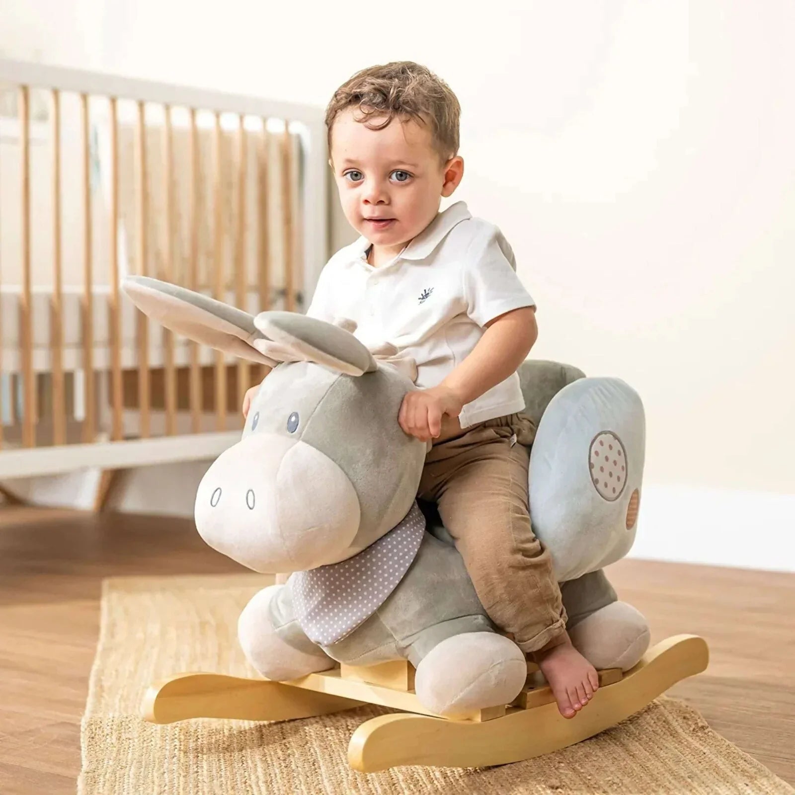 Nattou Cappuccino Donkey Rocker - mezetto ebebek ebebek