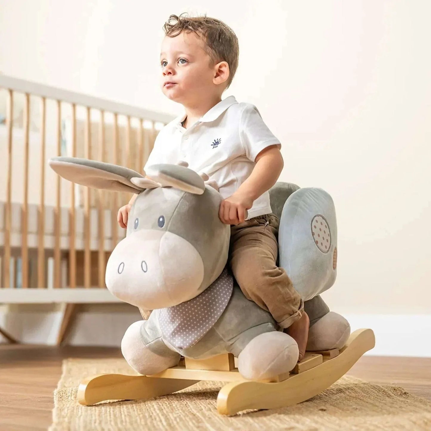 Nattou Cappuccino Donkey Rocker - mezetto ebebek ebebek