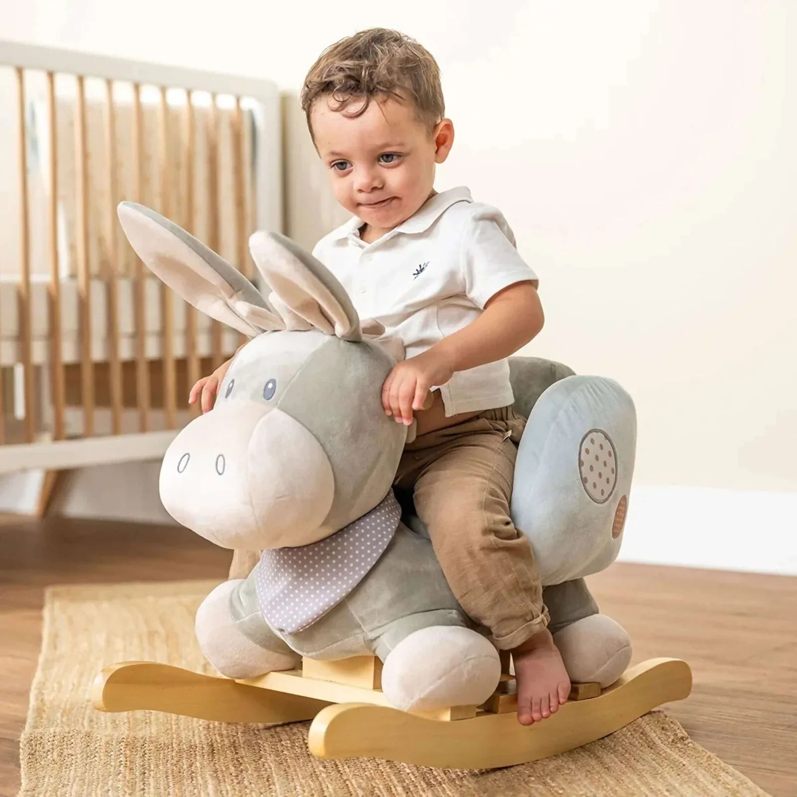 Nattou Cappuccino Donkey Rocker - mezetto ebebek ebebek