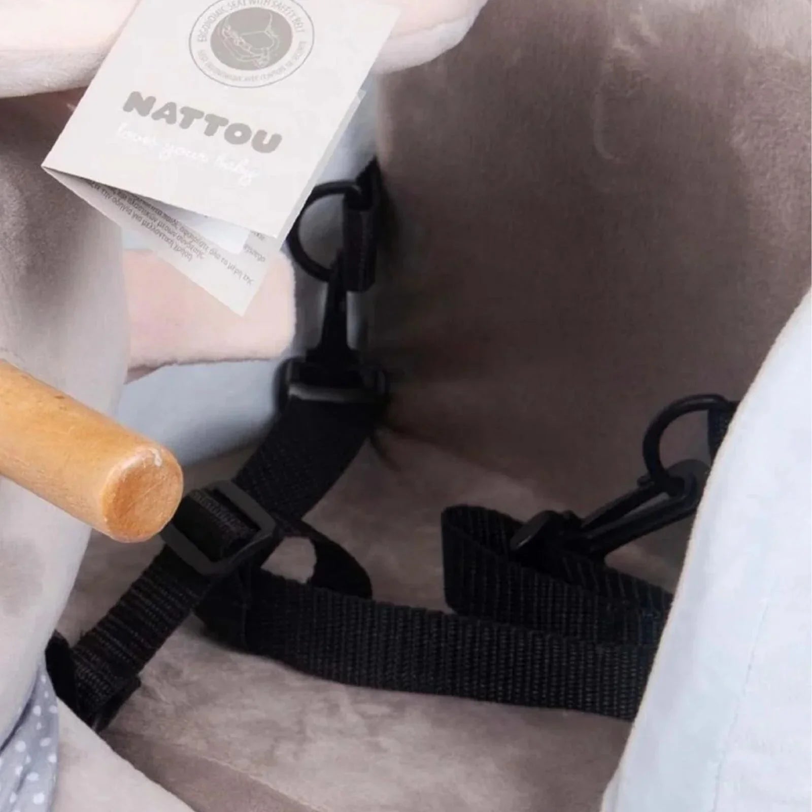 Nattou Tembo Cotton Elephant Rocker - mezetto ebebek ebebek