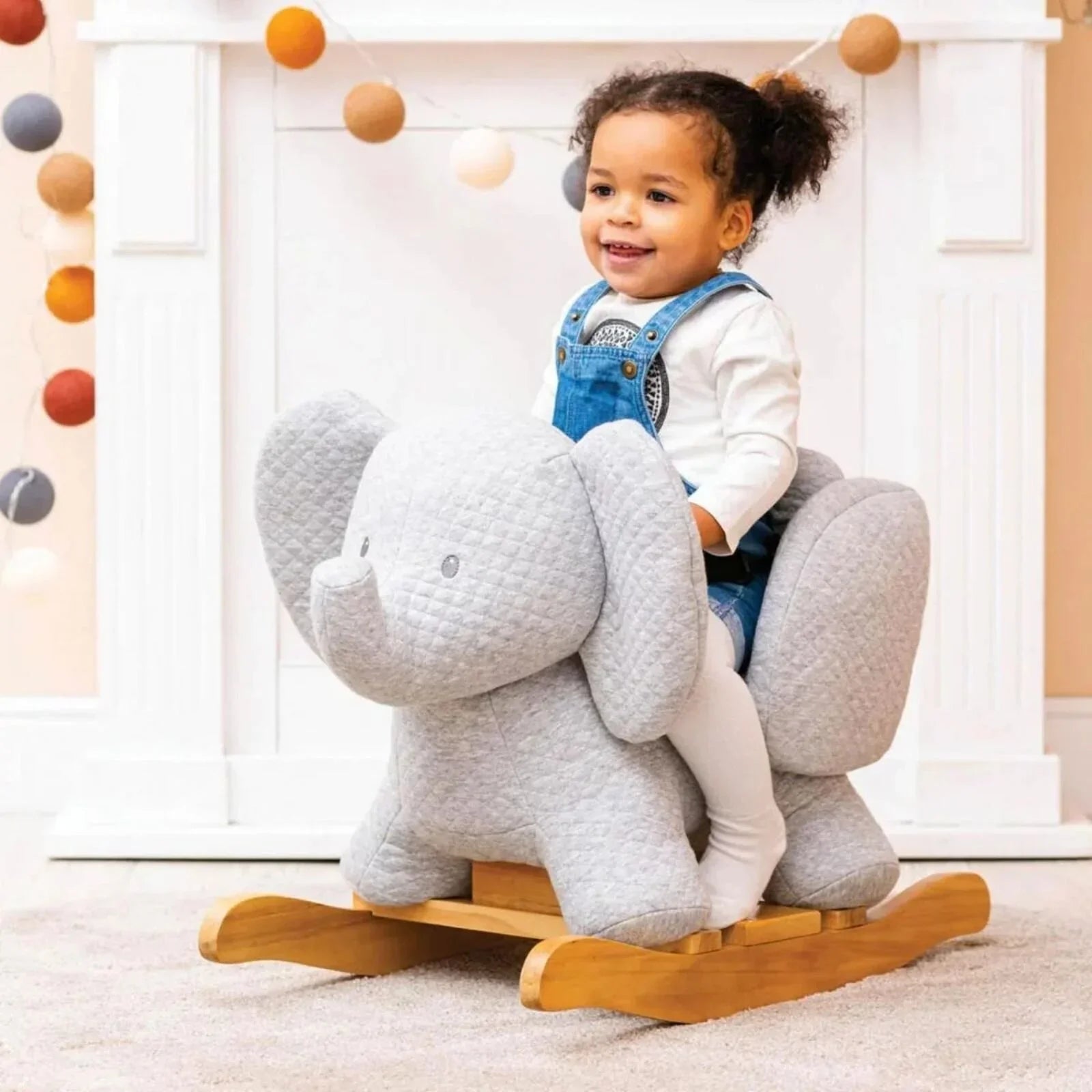 Nattou Tembo Cotton Elephant Rocker - mezetto ebebek ebebek