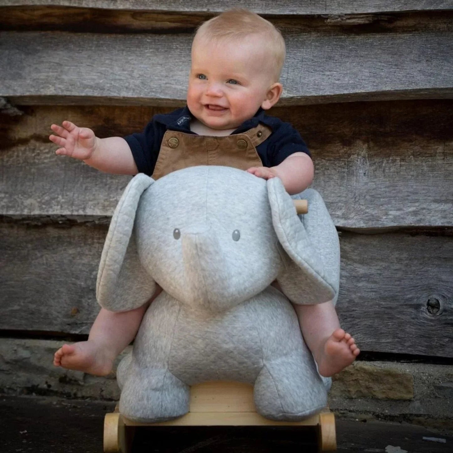 Nattou Tembo Cotton Elephant Rocker - mezetto ebebek ebebek