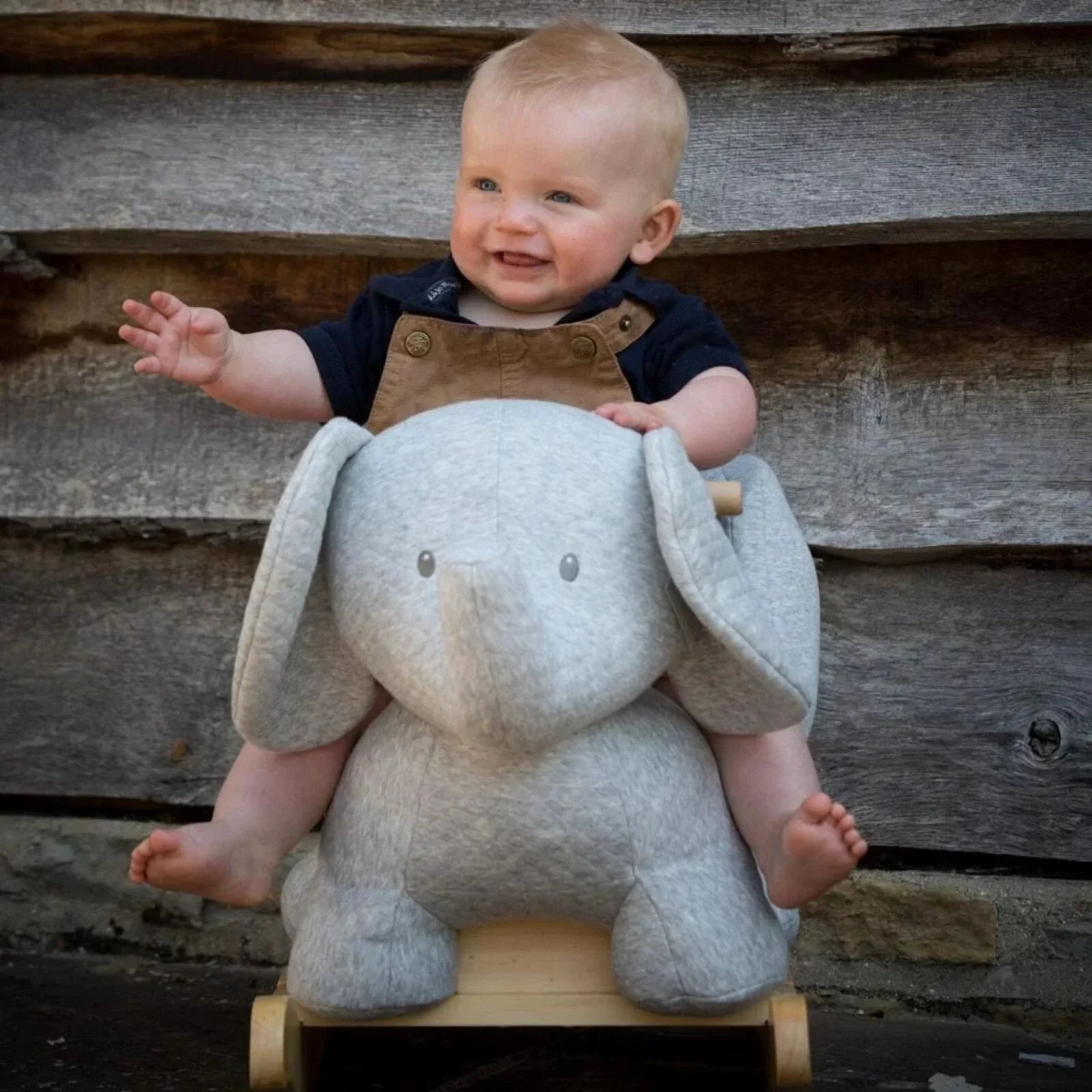 Nattou Tembo Cotton Elephant Rocker - mezetto ebebek ebebek