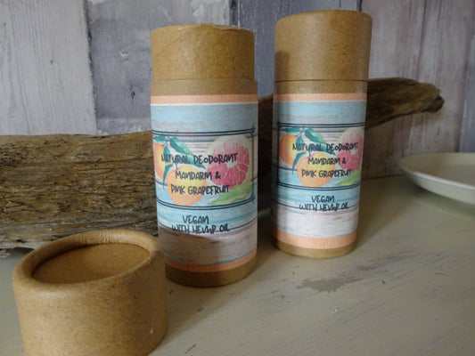 Natural Gentle Deodorant Grapefruit & Mandarin - mezetto Shopify Collective Somerset Natural Soaps