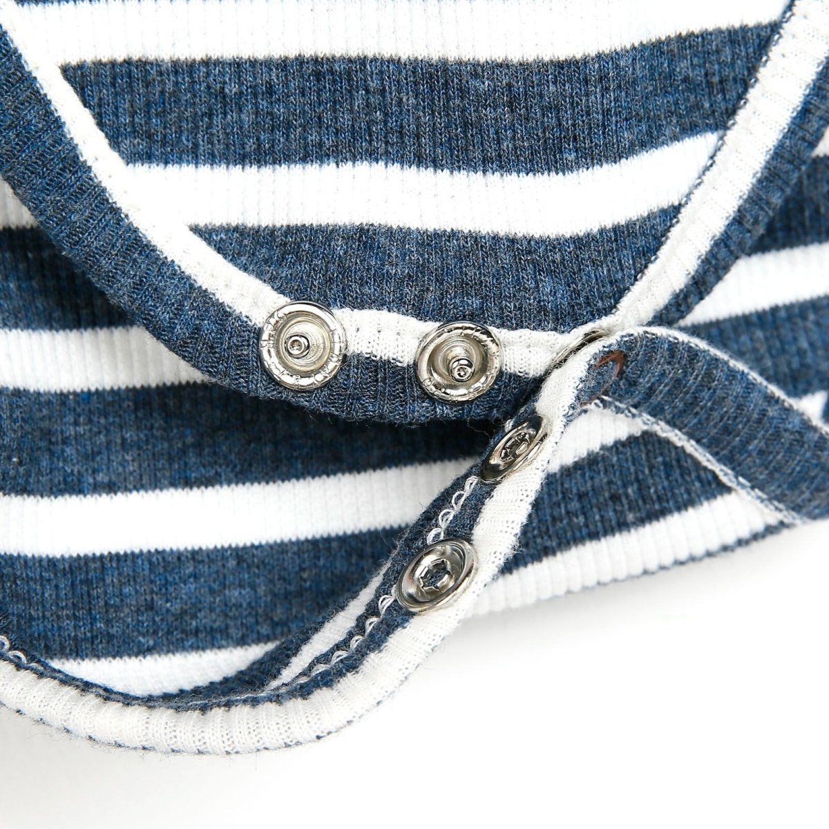 Newborn Fashion Club Long Sleeve Bodysuit - Indigo - mezetto ebebek ebebek