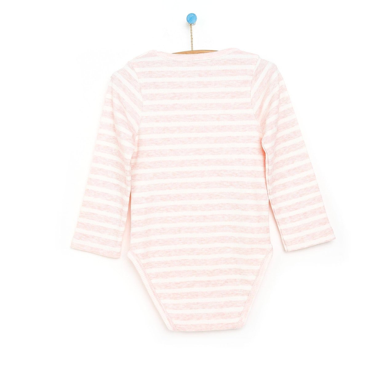 Newborn Fashion Club Long Sleeve Bodysuit - Light Pink - mezetto ebebek ebebek