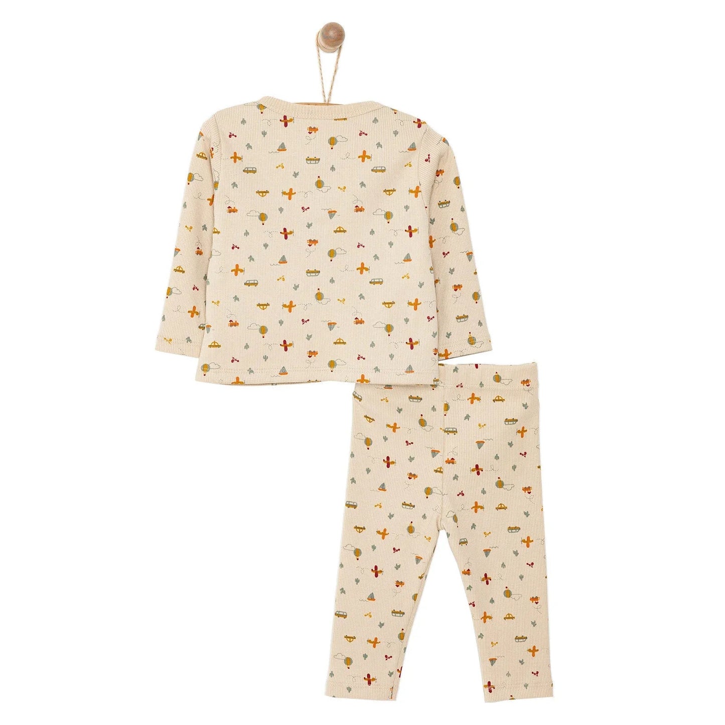 Newborn Fashion Club Sweatshirt - Beige - mezetto ebebek ebebek