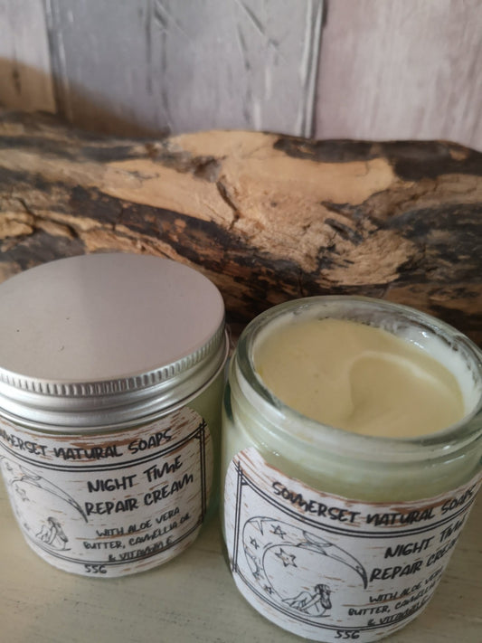 Night Repair Moisturizer Cream - mezetto Shopify Collective Somerset Natural Soaps