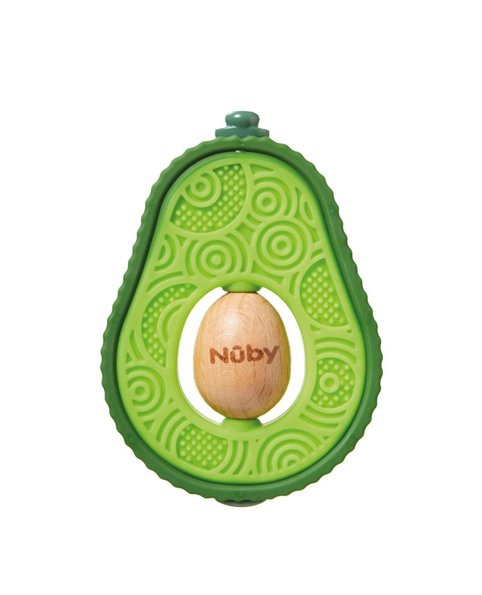 Nuby Avocado Teether - mezetto ebebek ebebek