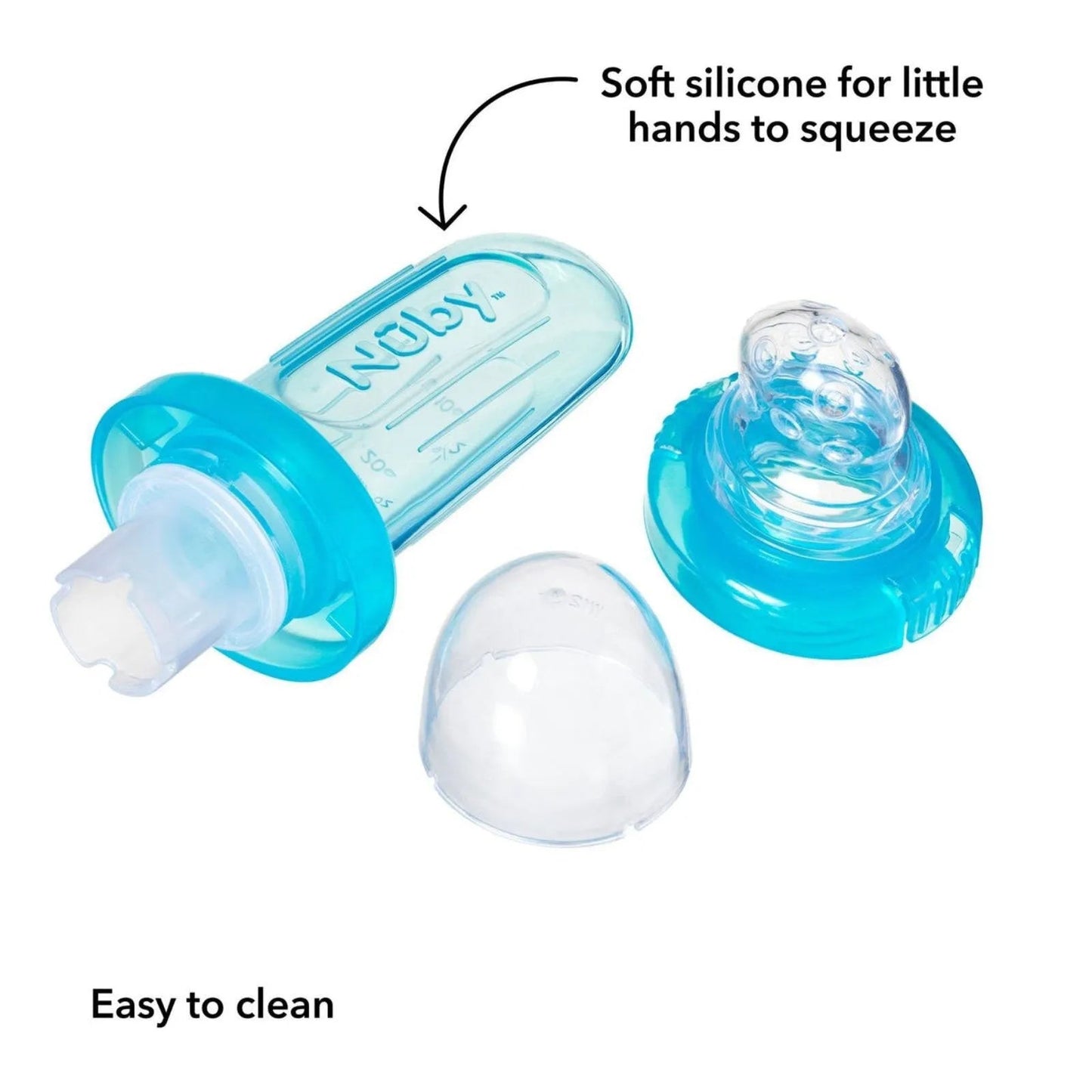 Nuby EZ Squeeze Weaning Feeder - mezetto ebebek ebebek