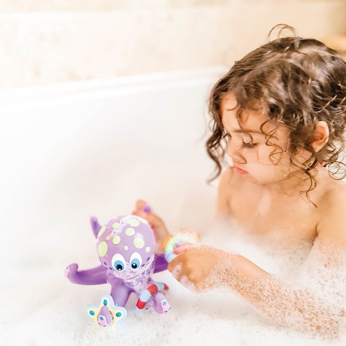 Nuby Floating Octopus Bath Toy - mezetto ebebek ebebek