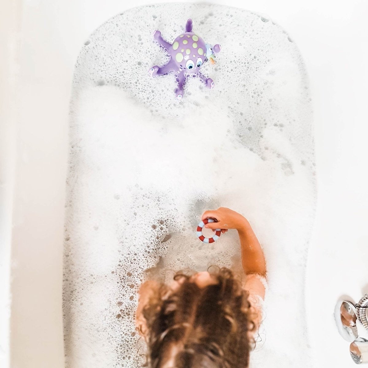 Nuby Floating Octopus Bath Toy - mezetto ebebek ebebek
