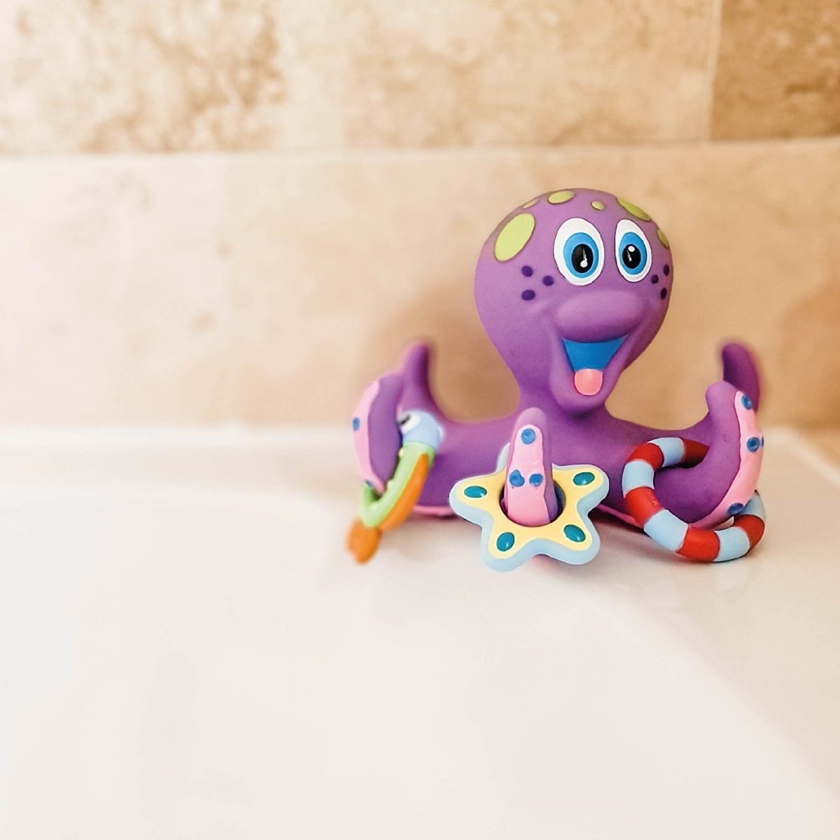 Nuby Floating Octopus Bath Toy - mezetto ebebek ebebek