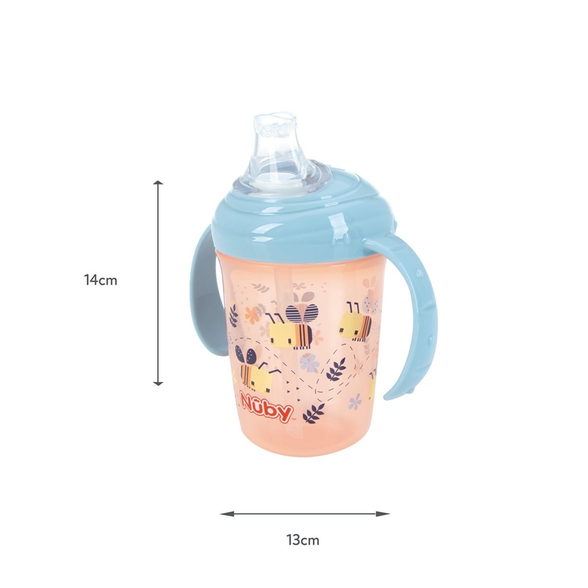 Nuby Grip N Sip Pack of 2 - Multicolour - mezetto ebebek ebebek
