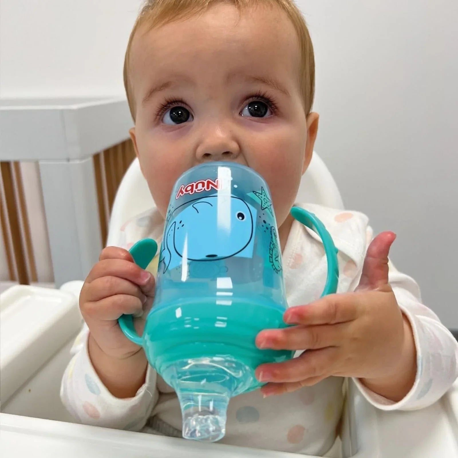 Nuby Grip N' Sip Training Cup Pack of 1 240ml - mezetto ebebek ebebek