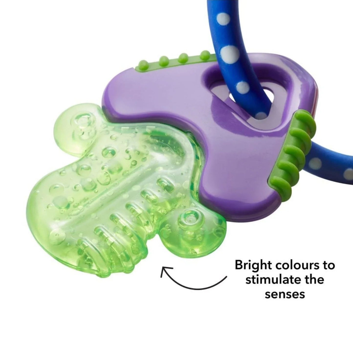 Nuby Icy Bite Keys Teether Toy - mezetto ebebek ebebek