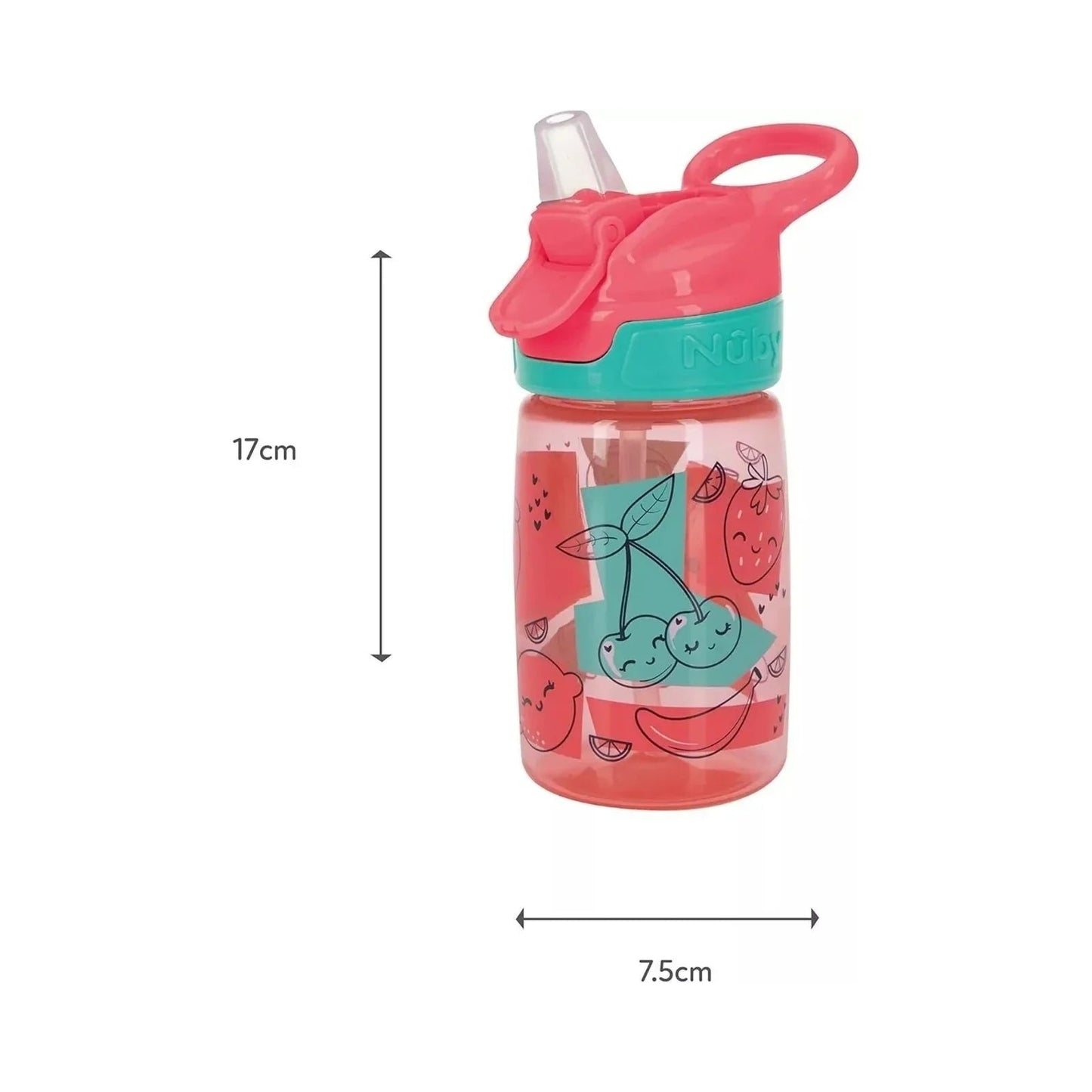 Nuby Incredible Gulp Water Bottle Pack of 1 360ml - mezetto ebebek ebebek