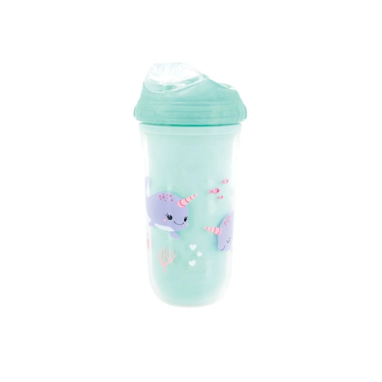 Nuby Insulated Cool Sipper Cup Pack of 1 270ml Assorted - mezetto ebebek ebebek
