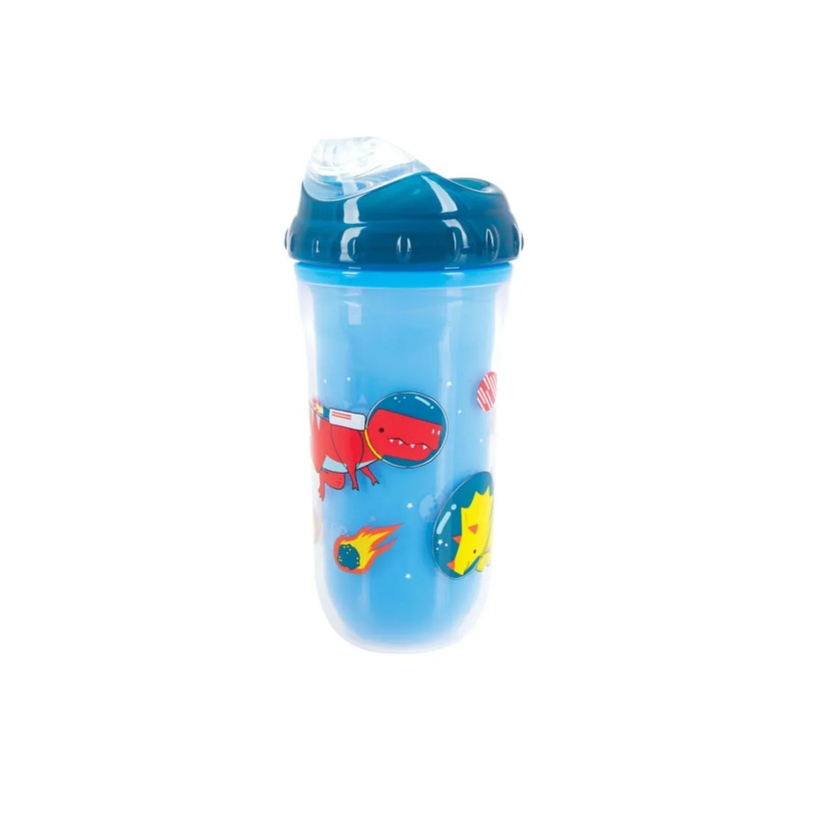 Nuby Insulated Cool Sipper Cup Pack of 1 270ml Assorted - mezetto ebebek ebebek