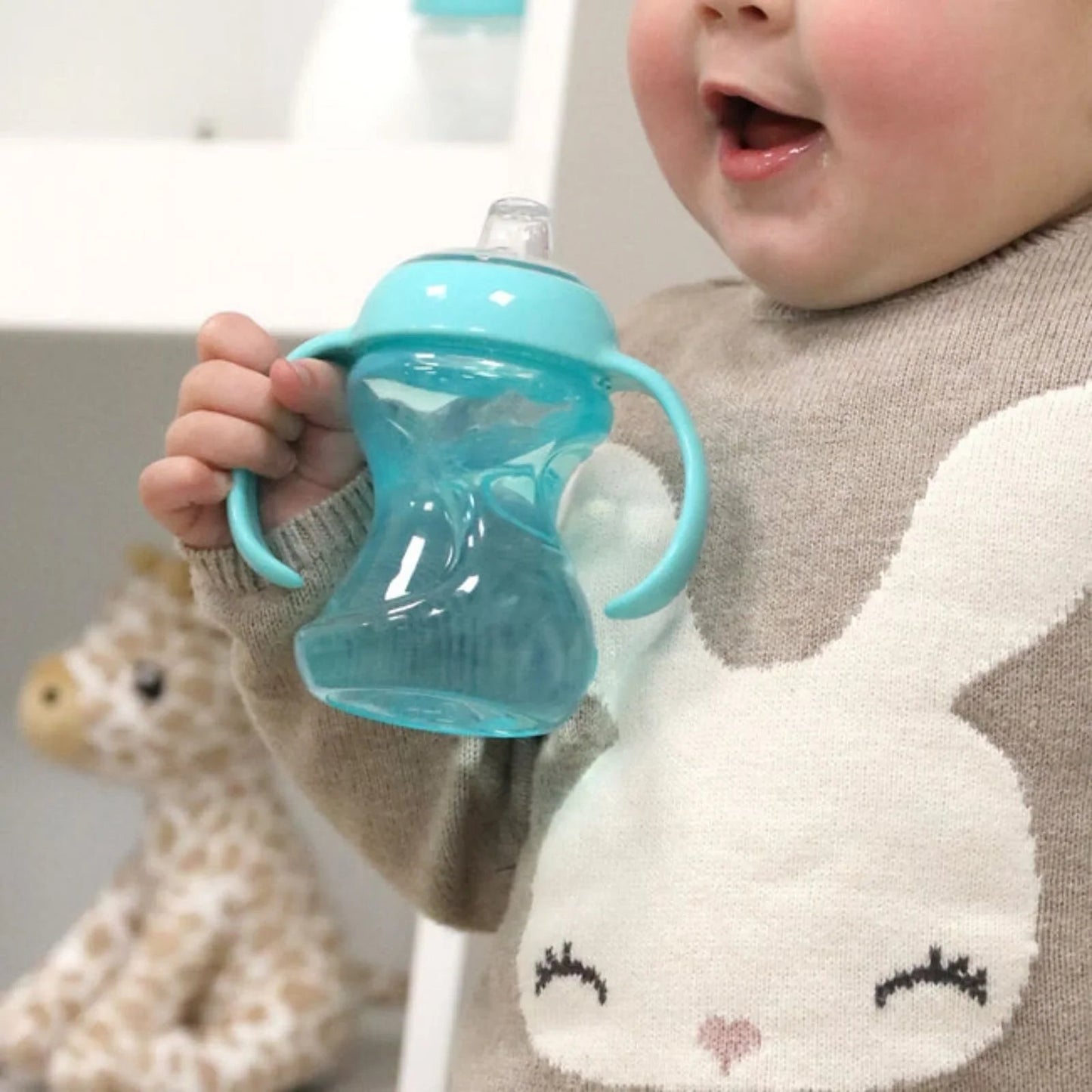 Nuby Mini Grip N' Sip Baby's First Handles Cup Pack of 1 - mezetto ebebek ebebek