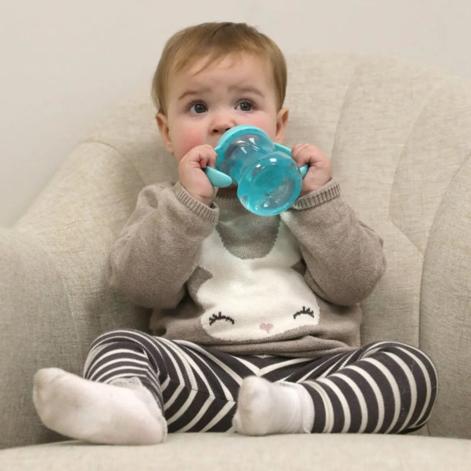Nuby Mini Grip N' Sip Baby's First Handles Cup Pack of 1 - mezetto ebebek ebebek