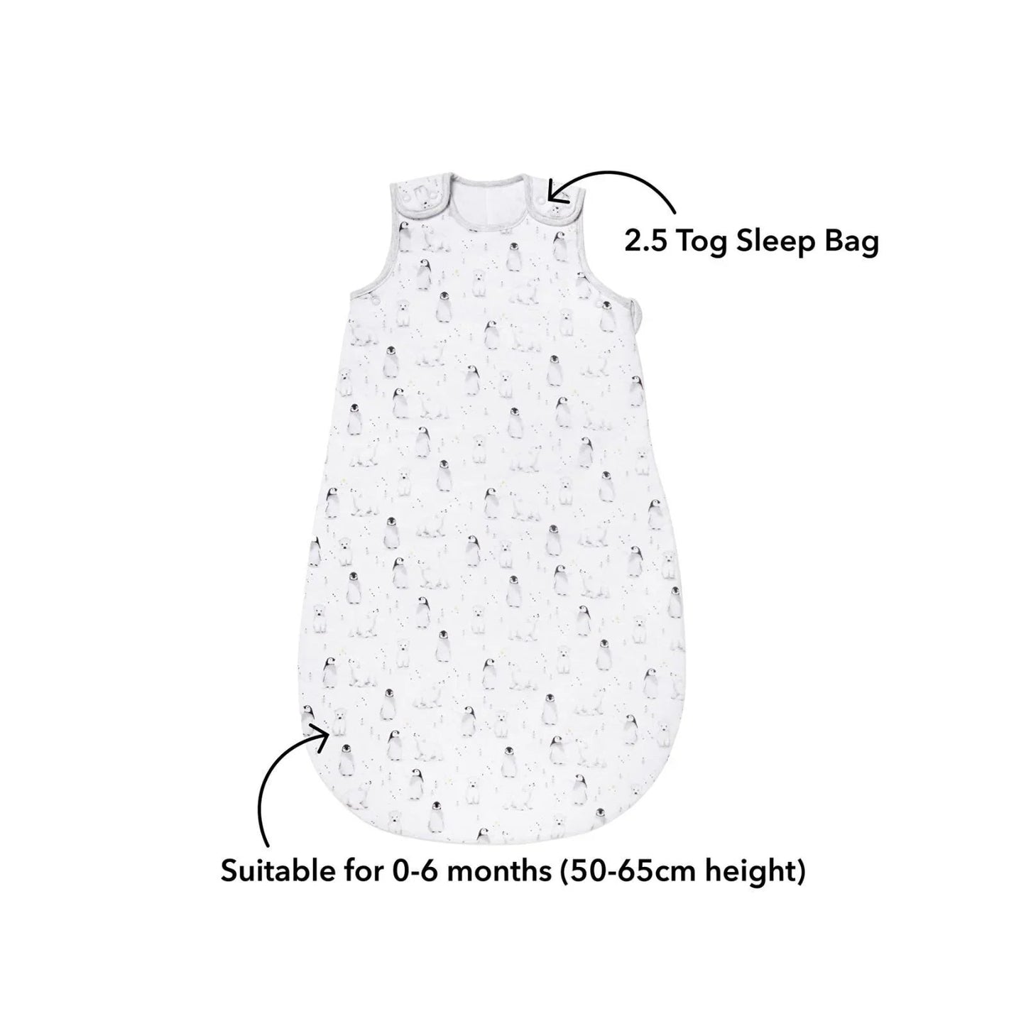 Nuby Quilted Sleeping Bag Penguin - mezetto ebebek ebebek