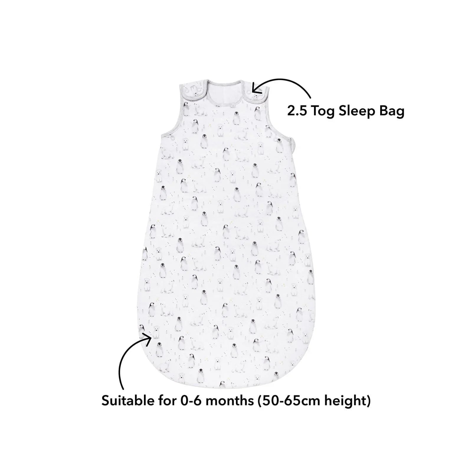 Nuby Quilted Sleeping Bag Penguin - mezetto ebebek ebebek