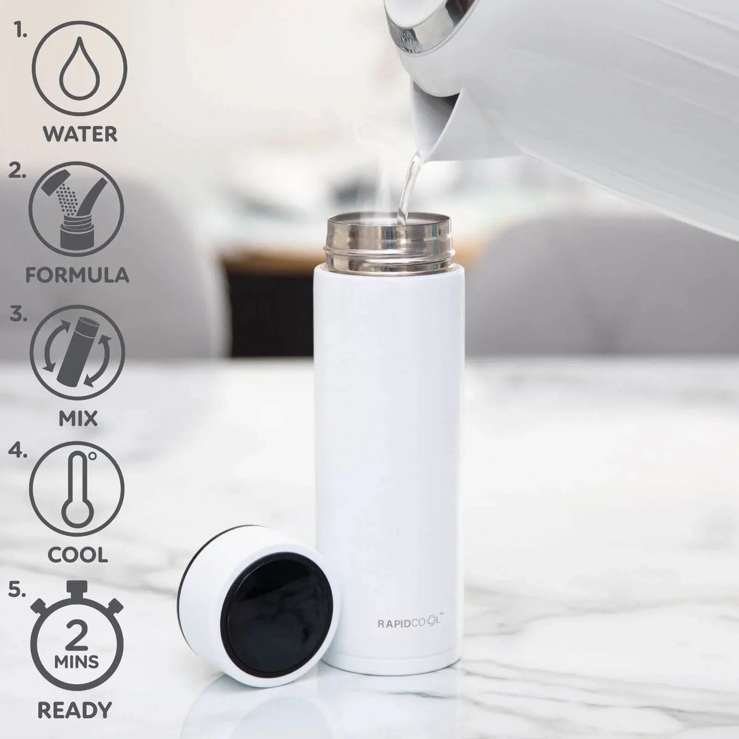 Nuby RapidCool Flask - mezetto ebebek ebebek