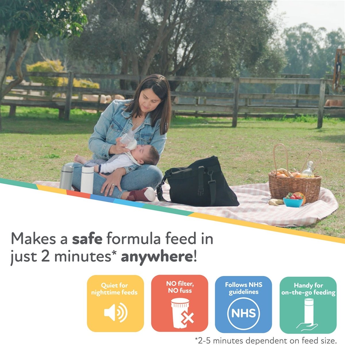 Nuby RapidCool Formula Feeding Kit - mezetto ebebek ebebek