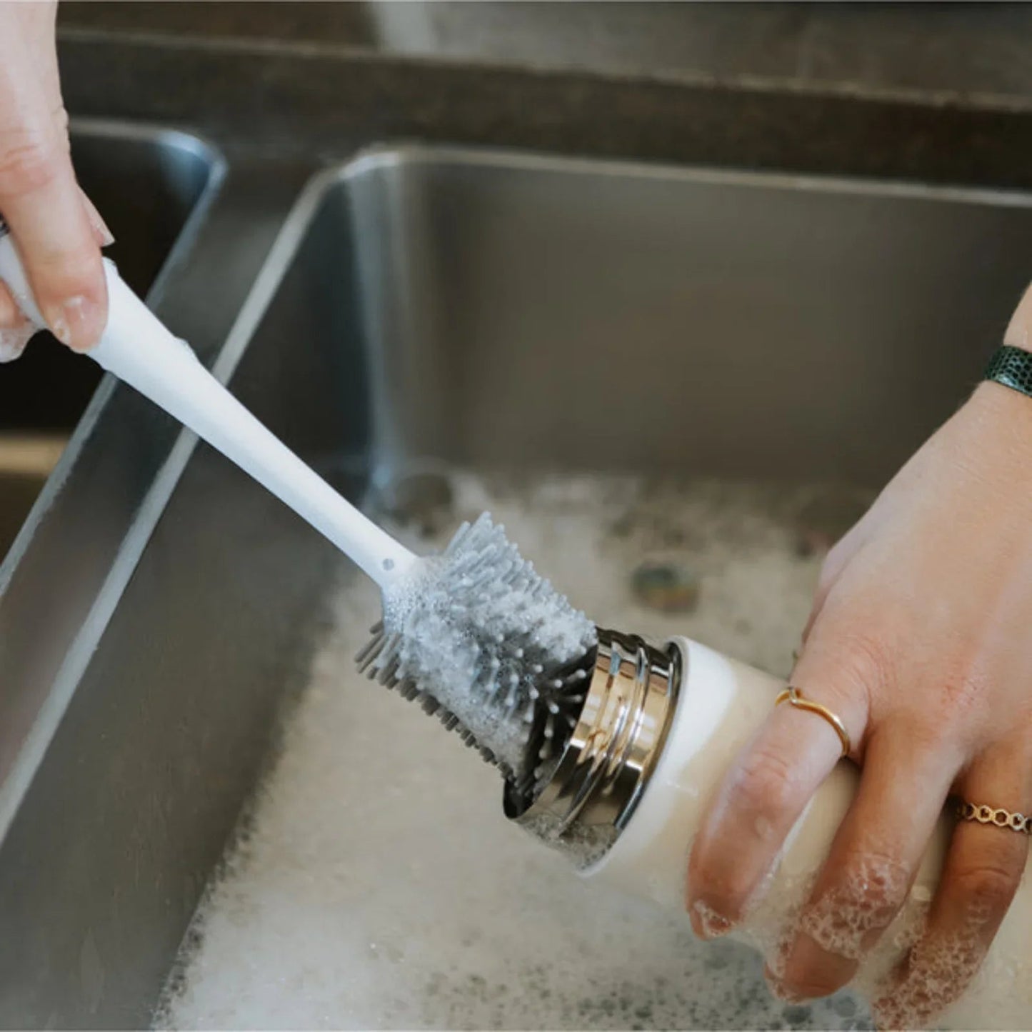 Nuby Silicone Bottle Brush - mezetto ebebek ebebek