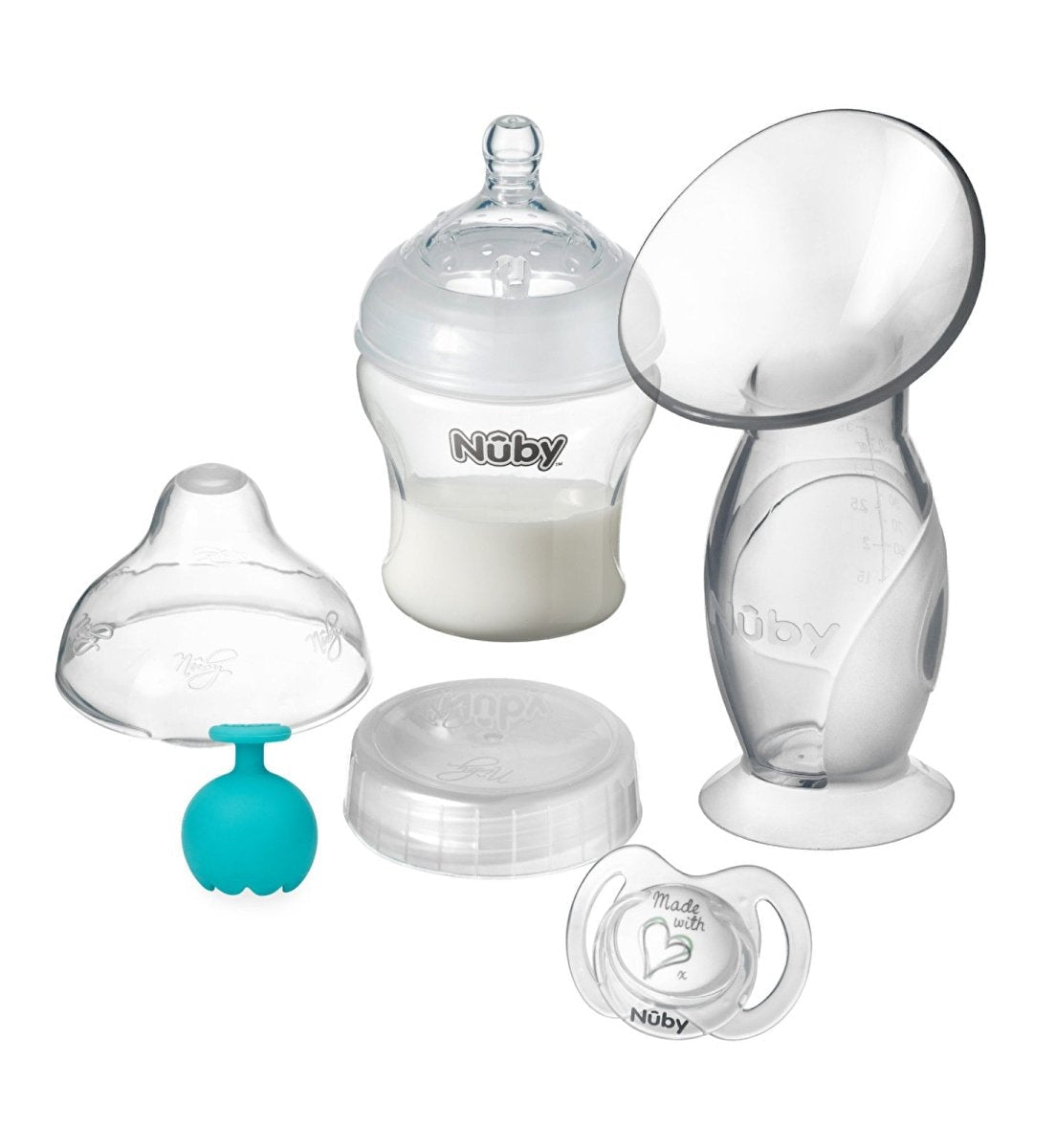 Nuby Silicone Manual Breast Pump - mezetto ebebek ebebek