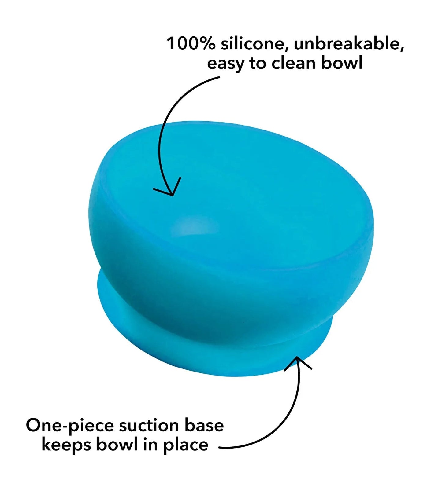 Nuby Silicone Suction Feeding Bowl - mezetto ebebek ebebek