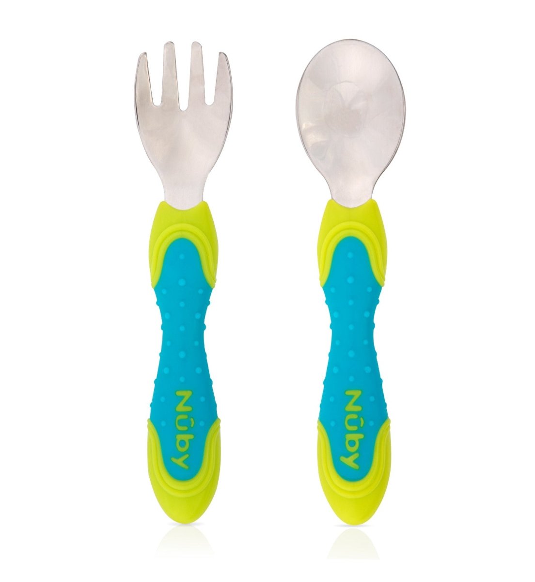 Nuby Stainless Steel Cutlery - mezetto ebebek ebebek