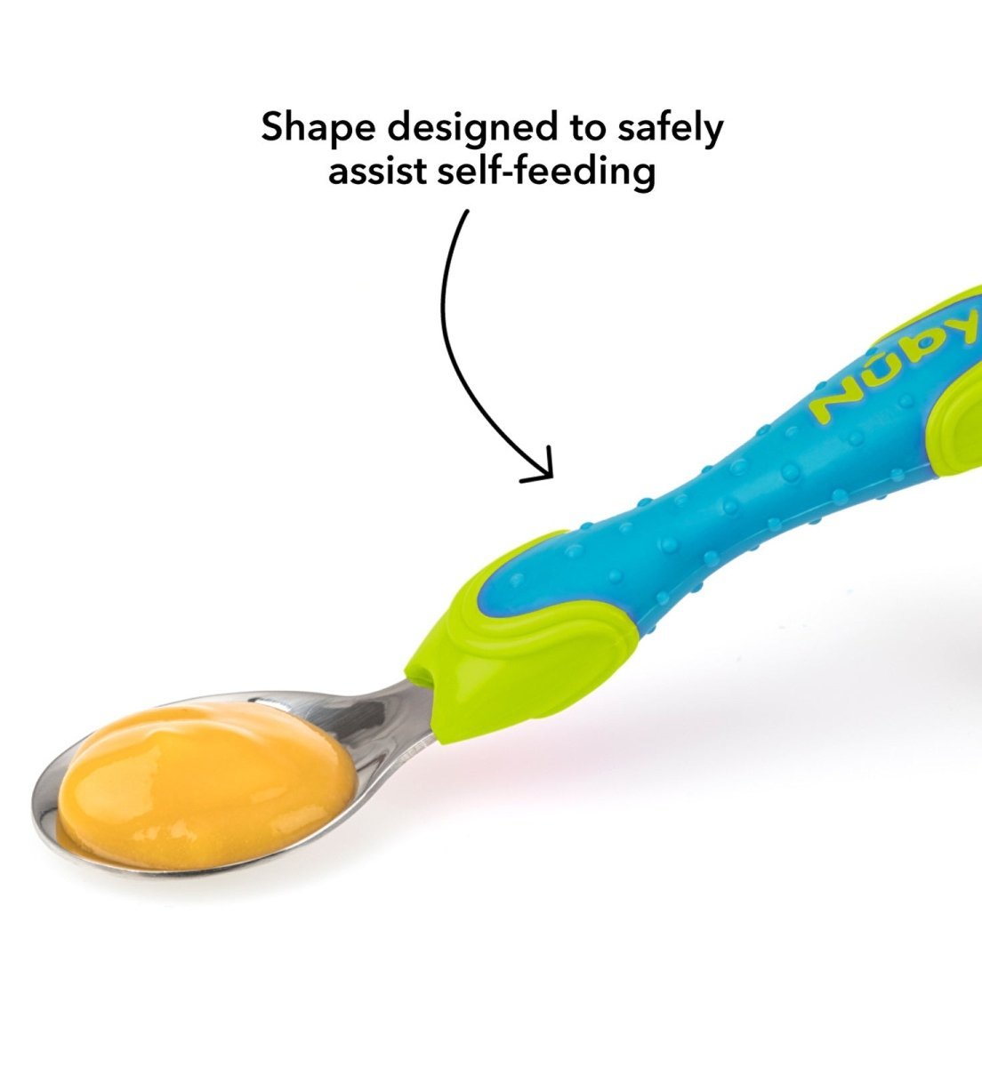 Nuby Stainless Steel Cutlery - mezetto ebebek ebebek