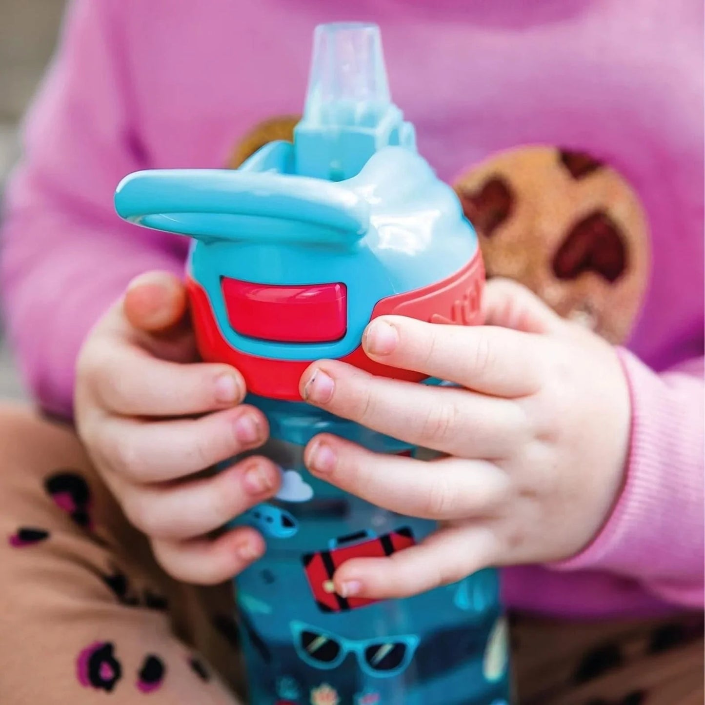 Nuby Super Quench Water Bottle Pack of 1 540ml - mezetto ebebek ebebek