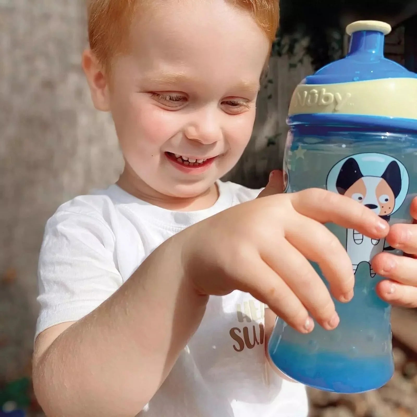 Nuby Super Slurp Water Bottle Pack of 1 360ml - mezetto ebebek ebebek