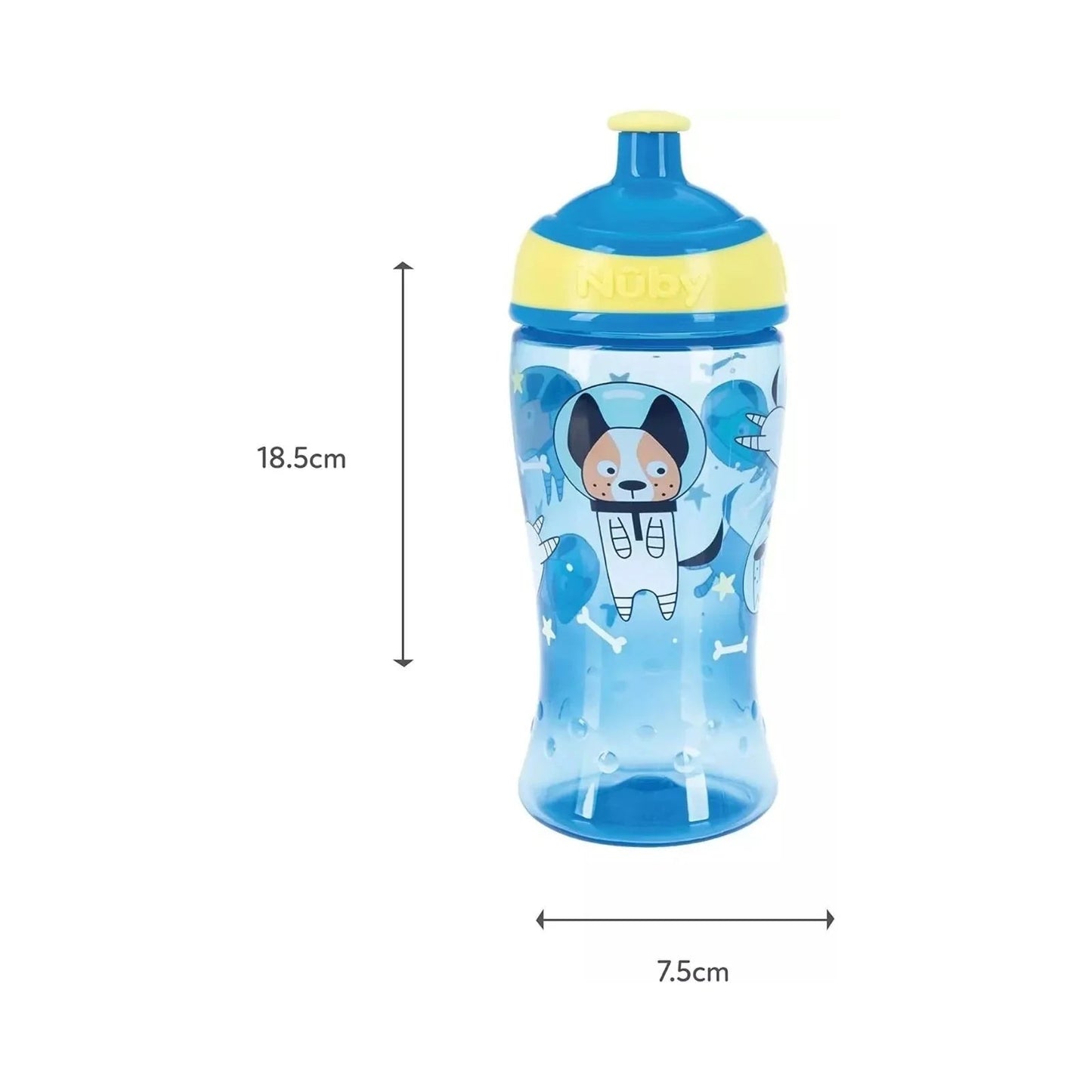 Nuby Super Slurp Water Bottle Pack of 1 360ml - mezetto ebebek ebebek